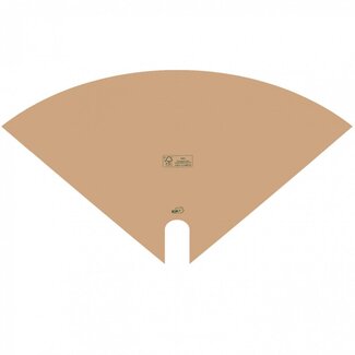 4A Covers Kraft Moon | Colour: Brown | Length 35 centimeter | Width 35 centimeter | Per 50 covers