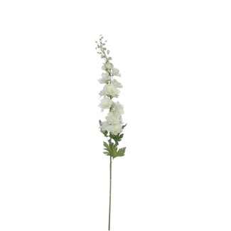 4A Ridderspoor Kunstbloem | Kleur: Natuurlijk Wit | Delphinium Kunstbloemen | Lengte ± 78 centimeter | Per 12 kunstbloemen