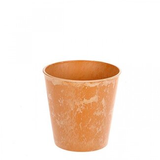4A Plastic Melamine Flowerpot Plant pot | Colour: Terracotta | Diameter 11 centimeter | Height 10.5 centimeter | Per 10 flowerpots