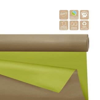 4A Double-sided Matt Foil on roll Universal | Colour: Teal Brown | Width 80 centimeter | Length 40 meter | Per roll