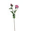 Pioenroos Kunstbloem | Kleur: Donkerroze | Lengte ± 87 centimeter | Per 12 kunstbloemen