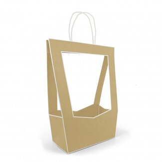 4A Bags “Médaillon” | Colour: Brown | Length 23 centimeter | Width 14 centimeter | Height 38 centimeter | Per 5 bags