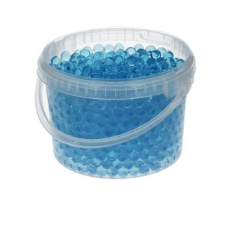 4A Decogel Pearls | Colour: Blue | Diameter 9 millimetre | Contents pot 3 litre | Per pot