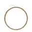 Ring Hanger Frame Touw | Kleur: Lichtbruin | Diameter 30 centimeter | Per 6 ringen
