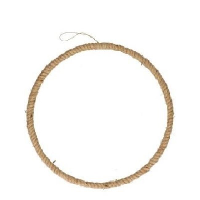 Ring Hanger Frame Rope | Colour: Light brown | Diameter 30 centimeter | Per 6 rings