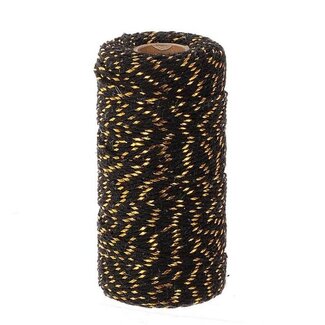 4A Katoen Draad | Kleur: Goudkleurig | Diameter 2 millimeter | Lengte 100 meter | Per rol