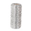 Geschenkkoord Draad | Kleur: Zilverkleurig | Diameter 2 millimeter | Lengte 100 meter | Kerst Decoratie | Per rol
