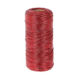 4A Gift cord thread | Colour: Dark red | Diameter 2 millimetre | Length 100 metre | Per roll