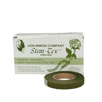 4A Stemtex Tape | Colour: Olive green | Width 13 millimeter | Length 27.5 meter | Per 12 rolls