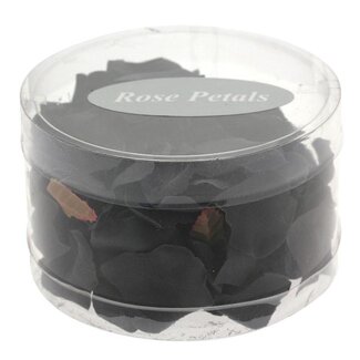 4A Rose petals Artificial flowers | Colour: Black | Per 150 rose petals