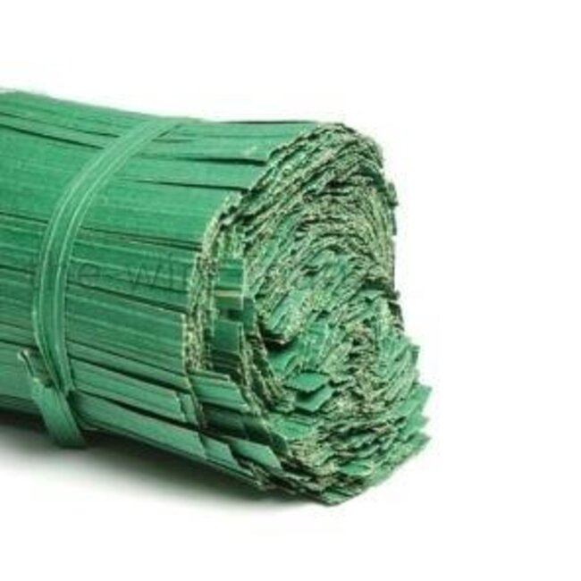 Bindstreep Papierdraad | Kleur: Groen | Lengte 30 centimeter | Inhoud doos 1000 stuks | Per doos