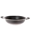 Zinken Schaal Bloempot Plantenpot | Kleur: Zwart | Diameter 34.5 centimeter | Hoogte 9.5 centimeter | Per 8 schalen