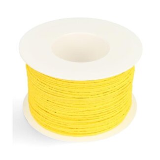 4A Paper Thread | Colour: Yellow | Diameter 2 millimeter | Length 100 meter | Per roll