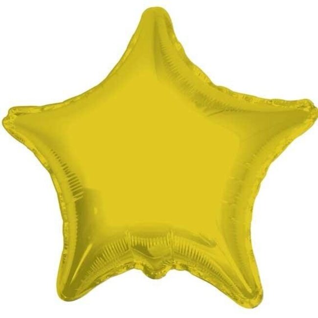Party! Balloon Star | Colour: Gold-coloured | Diameter 45 centimetre | Per 10 balloons