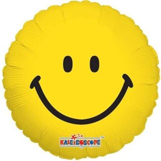 4A Party! Balloon “Smiley” | Colour: Yellow | Diameter 45 centimeter | Per 10 balloons