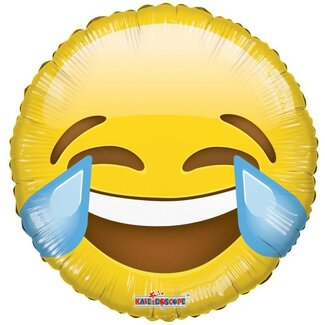 4A Party! Ballon “Emoji” | Kleur: Geel | Diameter 45 centimeter | Per 10 ballonnen