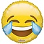 Party! Balloon “Emoji” | Colour: Yellow | Diameter 45 centimetre | Per 10 balloons