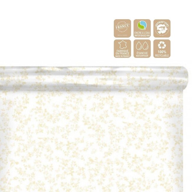 Film on roll “Birds” | Colour: Beige | Width 80 centimeter | Length 100 meter | Per roll