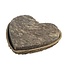 Oasis Bio Fibre Heart Base | Colour: Brown | Diameter 27 centimeter | Per 4 hearts