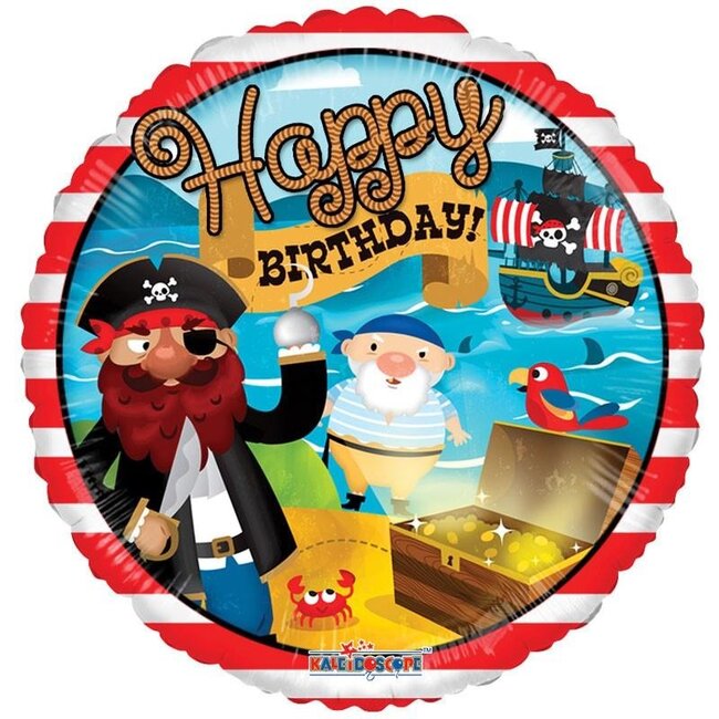 Party! Ballon “Alles Gute zum Geburtstag” | Farbe: Rot | Durchmesser 45 centimeter | Pro 10 Ballons