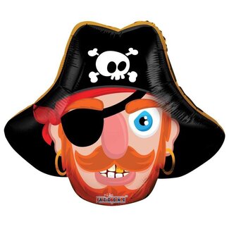 4A Party! Balloon “Pirate” | Colour: Black | Diameter 35 centimetre | Per 10 balloons