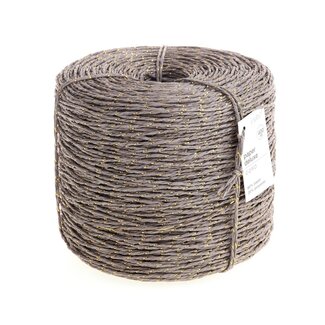 4A Luxury Paper Twine | Colour: Beige Sand-coloured | Diameter 1 millimeter | Length 40 meter | Per roll