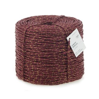 4A Luxe Papierdraad | Kleur: Bruin | Diameter 1 millimeter | Lengte 40 meter | Per rol