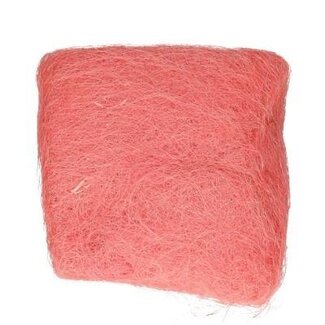 4A Sisal decoration | Colour: Light pink | Per 250 gram