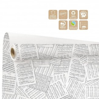 4A Paper on roll “Recital” | Colour: Black | Width 80 centimeter | Length 40 meter | Per roll