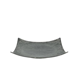 4A Kunststof Melamine Schaal Bord | Kleur: Grijs | Diameter 23 centimeter | Hoogte 4 centimeter | Per 12 schalen