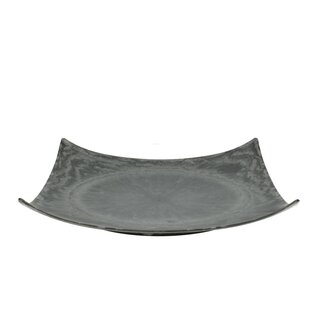 4A Plastic Melamine Dish Plate | Colour: Grey | Diameter 28 centimeter | Height 5 centimeter | Per 12 dishes