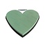 Oasis Bio Naturebase Hart | Kleur: Groen | Diameter 33 centimeter | Per 2 harten