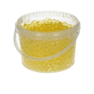 4A Decogel Pearls | Colour: Yellow | Diameter 9 millimetre | Jar contents 3 litre | Per jar