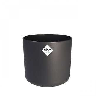4A Plastic Flowerpot Plant Pot "Soft" | Colour: Grey | Diameter 18 centimeter | Height 17 centimeter | Per 6 plant pots