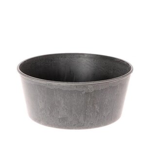 4A Melamine Schaal Bord | Kleur: Grijs | Diameter 24 centimeter | Hoogte 10 centimeter | Per 8 schalen