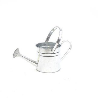 4A Zinc watering can | Colour: Silver-coloured | Diameter 14.5 centimeter | Height 14.5 centimeter | Per 4 watering cans