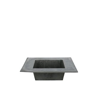 4A Kunststof Melamine Schaal Bord | Kleur: Grijs | Diameter 20 centimeter | Hoogte 5 centimeter | Per 12 schalen