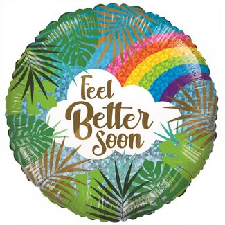 4A Party! Balloon Eco “Feel Better” | Colour: Mixed Colours | Diameter 45 centimeter | Per 10 balloons