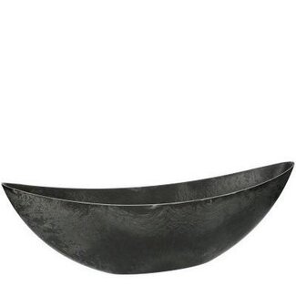 4A Plastic Melamine Flower box Plant box Boat-shaped | Colour: Grey | Length 55 centimeter | Width 13.5 centimeter | Height 17.5 centimeter | Per 6 boats