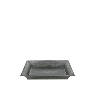 4A Kunststof Melamine Schaal Bord | Kleur: Grijs | Diameter 20 centimeter | Per 12 borden