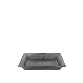 4A Plastic Melamine Platter Plate | Colour: Grey | Diameter 20 centimeter | Per 12 plates
