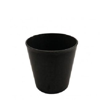 4A Kunststof Melamine Bloempot Plantenpot | Kleur: Grijs | Diameter 13 centimeter | Hoogte 11.5 centimeter | Per 12 bloempotten