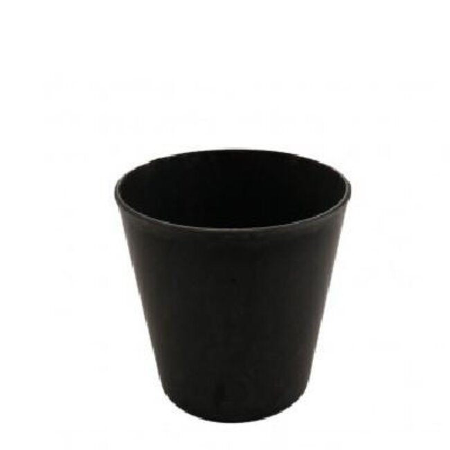 Plastic Melamine Flowerpot Plant pot | Colour: Grey | Diameter 13 centimeter | Height 11.5 centimeter | Per 12 flowerpots