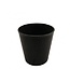 Plastic Melamine Flowerpot Plant pot | Colour: Grey | Diameter 13 centimeter | Height 11.5 centimeter | Per 12 flowerpots