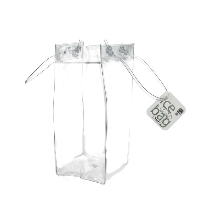 Tassen IJstas “Ice Bag” | Kleur: Transparant | Breedte 11 centimeter | Hoogte 25.5 centimeter | Per 6 tassen