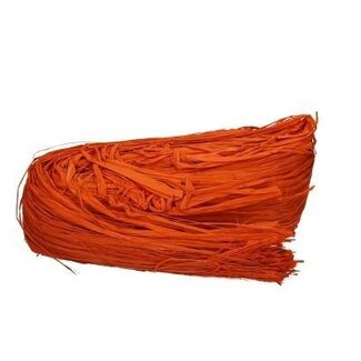 4A Raffia | Kleur: Oranje | Per 250 gram