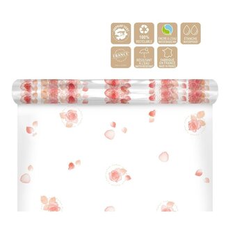 4A Folie op Rol “Poésie” | Kleur: Rood | Breedte 80 centimeter | Lengte 120 meter | Per rol