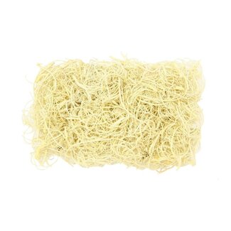 4A Dried Curled Moss | Colour: Bleached White | Dried decoration | Gewicht 500 gram | Per bag