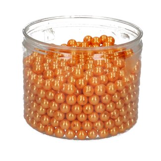 4A Decoration Pearls | Colour: Orange | Diameter 10 millimeter | Per 600 pearls