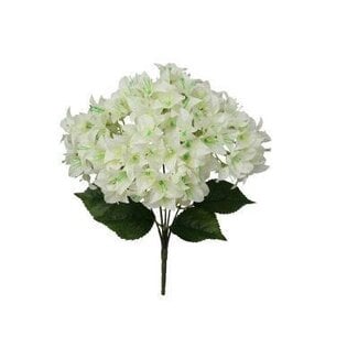 4A Bougainville Tros Kunstbloem | Kleur: Natuurlijk Wit | Lengte ± 46 centimeter | Per kunstbloem